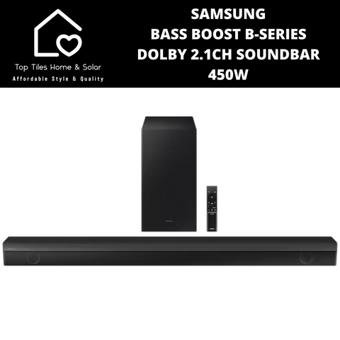 Samsung Bass Boost B-Series Dolby 2.1CH Soundbar - 450W