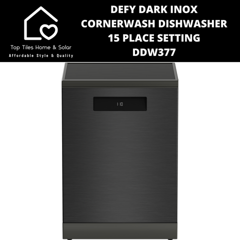 Defy Dark Inox CornerWash Dishwasher - 15 Place Setting DDW377