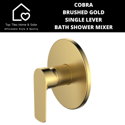 Cobra Brushed Gold Single Lever Bath Shower Mixer