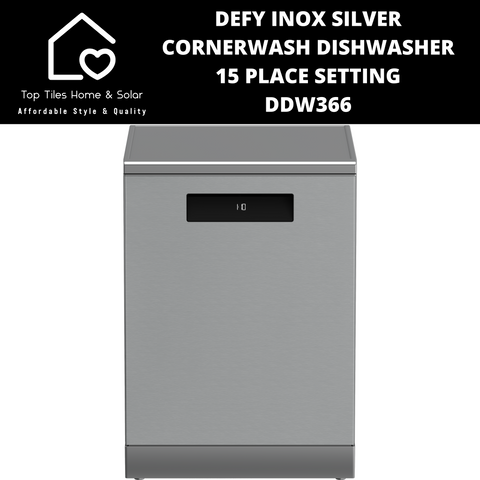 Defy Inox Silver CornerWash Dishwasher - 15 Place Setting DDW366