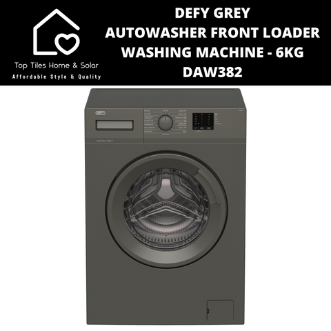 Defy Grey Autowasher Front Loader Washing Machine - 6kg DAW382
