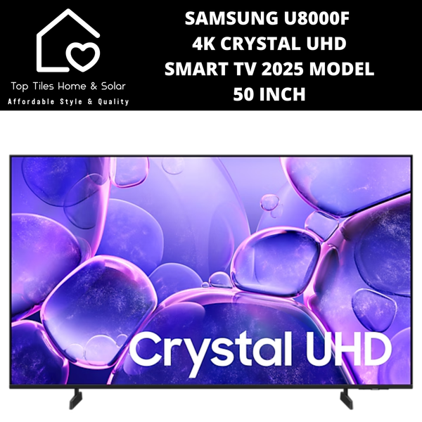 Samsung U8000F 4K Crystal UHD Smart TV 2025 - 50 Inch