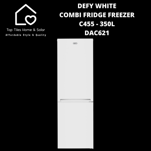 Defy White Combi Fridge Freezer C455 - 350L DAC621