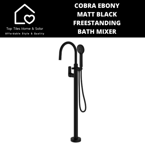 Cobra Ebony Matt Black Freestanding Bath Mixer
