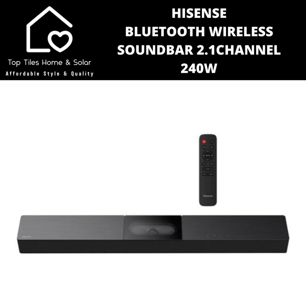 Hisense Wireless Subwoofer Soundbar 2.1Chnnel - 240W