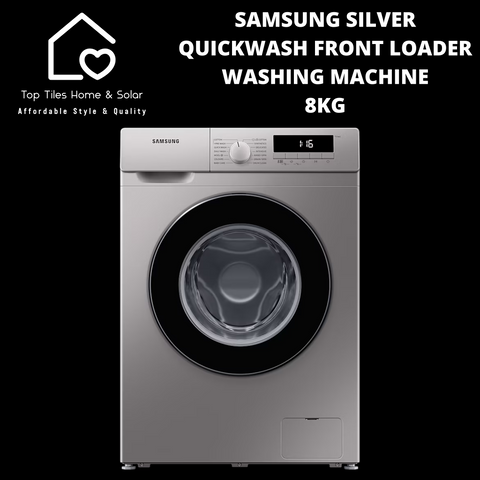 Samsung Silver QuickWash Front Loader Washing Machine - 8kg