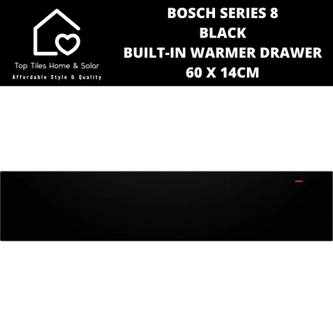 Bosch Series 8 - Black Built-In Warmer Drawer - 60 x 14cm