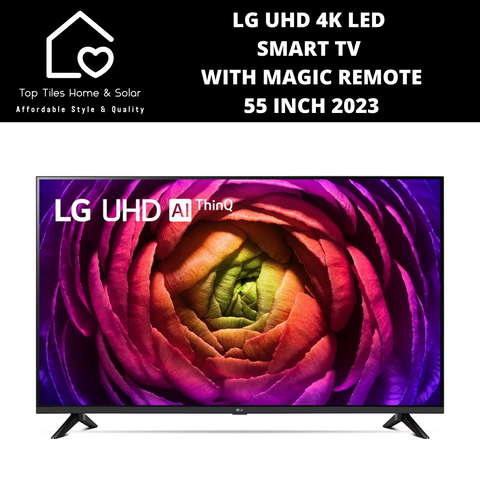 LG UHD 4K LED Smart TV with Magic Remote - 55 Inch 2023