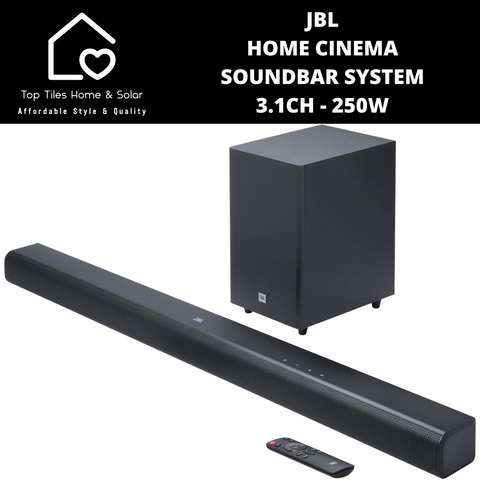 JBL Home Cinema Soundbar System 3.1CH - 250W