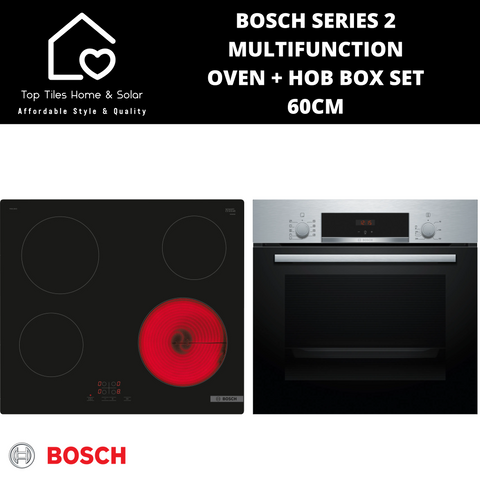 Bosch Series 4 - Multifunction Oven + Hob Box Set - 60cm