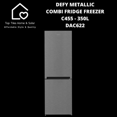 Defy Metallic Combi Fridge Freezer C455 - 350L DAC622