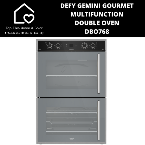 Defy Gemini Gourmet Multifunction Double Oven - DBO768