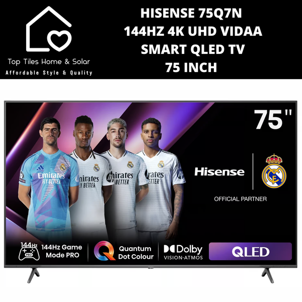 Hisense 75Q7N 144Hz 4K UHD Vidaa Smart QLED TV - 75 Inch