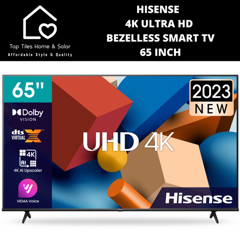 Hisense 4K Ultra HD Bezelless Smart TV - 65 Inch