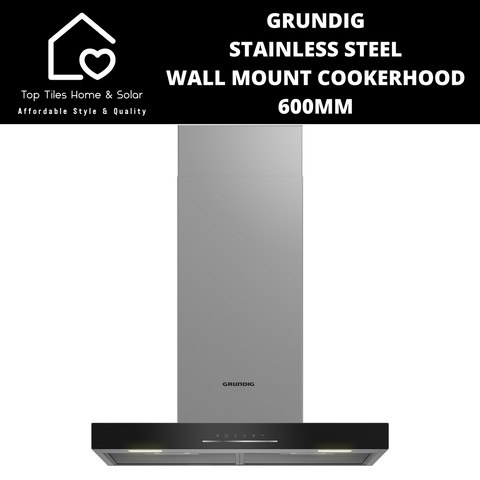 Grundig Stainless Steel Wall Mount Cookerhood - 600mm