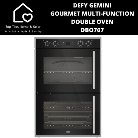 Defy Gemini Gourmet Multi-Function Double Oven - DBO767