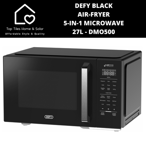 Defy Black Air-Fryer 5-IN-1 Microwave Oven - 27L DMO500