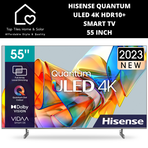 Hisense Quantum ULED 4K HDR10+ Smart TV - 55 Inch