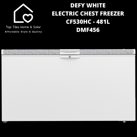 Defy White Electric Chest Freezer CF530HC - 481L DMF456