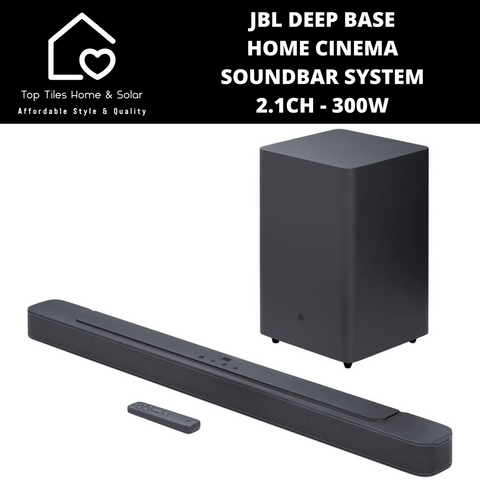 JBL Deep Base Home Cinema Soundbar System 2.1CH - 300W