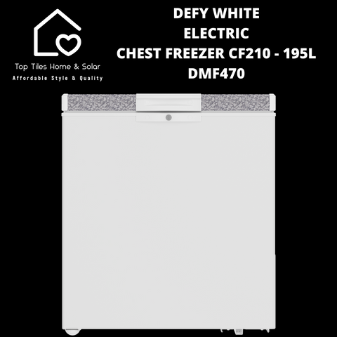 Defy White Electric Chest Freezer CF210 - 195L DMF470