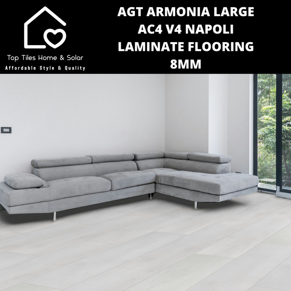 AGT Armonia Large AC4 V4 Napoli Laminate Flooring - 8mm