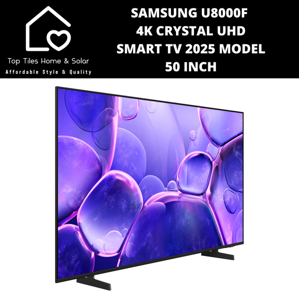 Samsung U8000F 4K Crystal UHD Smart TV 2025 - 50 Inch