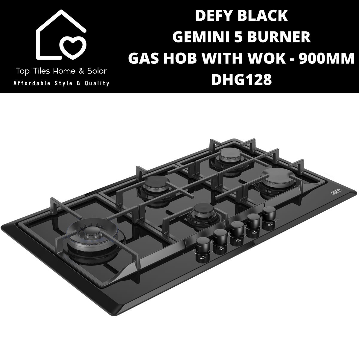 Defy gas hot sale hob 900mm