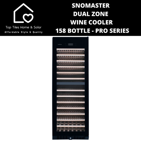 SnoMaster Dual Zone Wine Cooler - 158 Bottle Pro Series