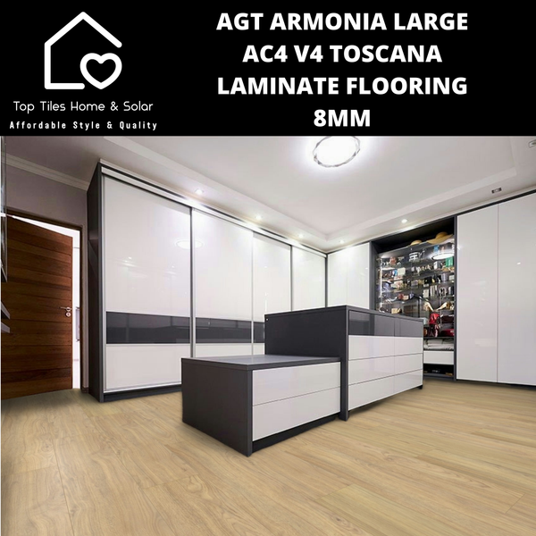 AGT Armonia Large AC4 V4 Toscana Laminate Flooring - 8mm
