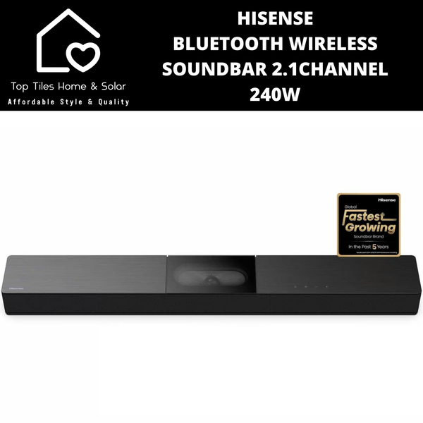 Hisense Wireless Subwoofer Soundbar 2.1Chnnel - 240W