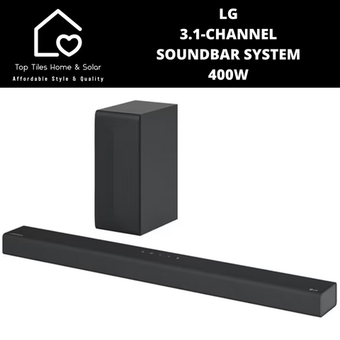 LG 3.1-Channel Soundbar System - 400W