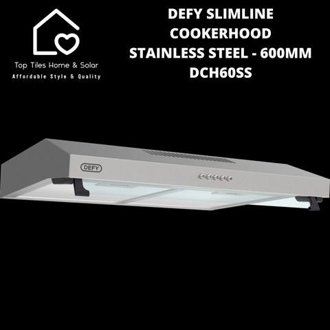 Defy Slimline Cookerhood Stainless Steel - 600mm DCH60SS