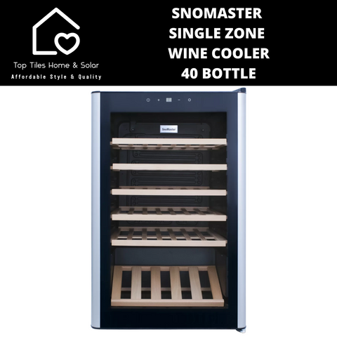 SnoMaster Single Zone Wine Cooler - 40 Bottle