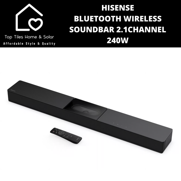 Hisense Wireless Subwoofer Soundbar 2.1Chnnel - 240W
