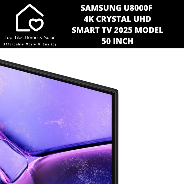Samsung U8000F 4K Crystal UHD Smart TV 2025 - 50 Inch