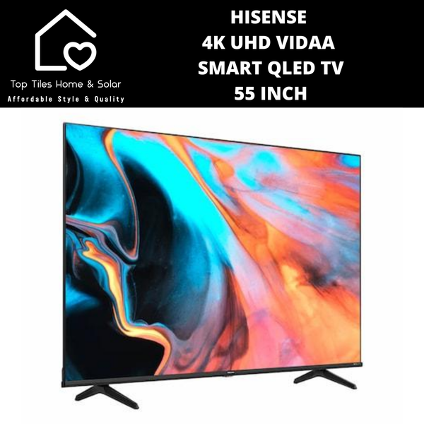 Hisense 4K UHD Vidaa Smart QLED TV - 55 Inch