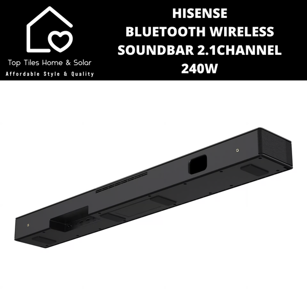 Hisense Wireless Subwoofer Soundbar 2.1Chnnel - 240W