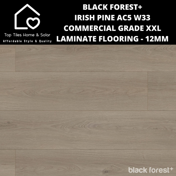 Black Forest+ Irish Pine AC5 W33 Commercial Grade XXL Laminate Flooring - 12mm