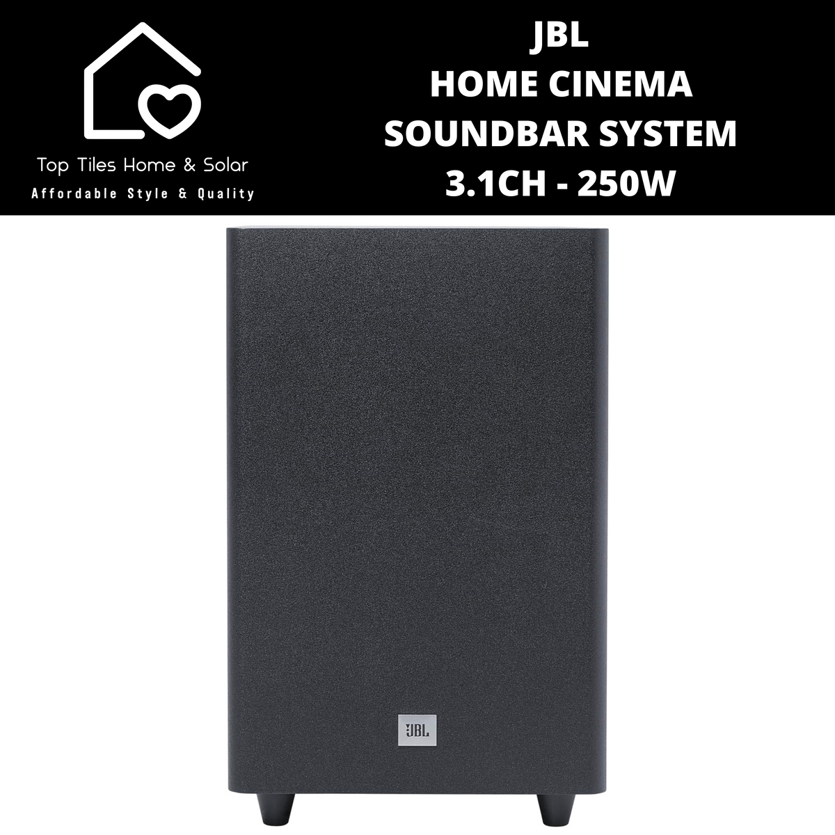 JBL Home Cinema Soundbar System 250W – Top Tiles Home Solar