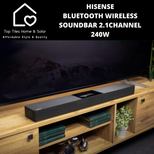 Hisense Wireless Subwoofer Soundbar 2.1Chnnel - 240W