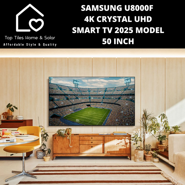 Samsung U8000F 4K Crystal UHD Smart TV 2025 - 50 Inch