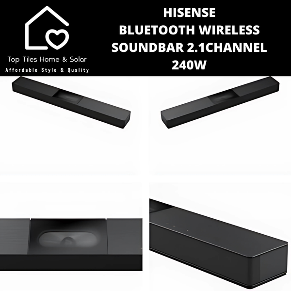 Hisense Wireless Subwoofer Soundbar 2.1Chnnel - 240W