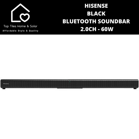 Hisense Black Bluetooth Soundbar 2.0Ch - 60W