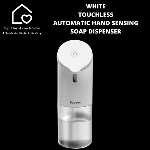 White Touchless Automatic Hand Sensing Soap Dispenser