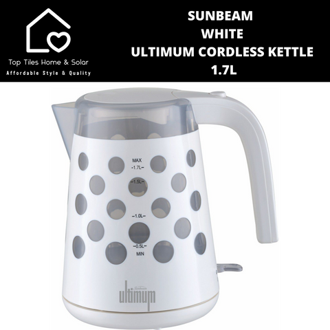 Sunbeam White Ultimum Cordless Kettle - 1.7L