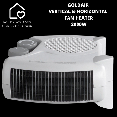 Goldair Vertical & Horizontal Fan Heater - 2000W