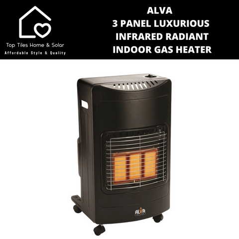 Alva 3 Panel Luxurious Infrared Radiant Indoor Gas Heater