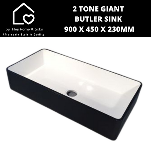 2 Tone Giant Butler Sink  900 x 450 x 230mm