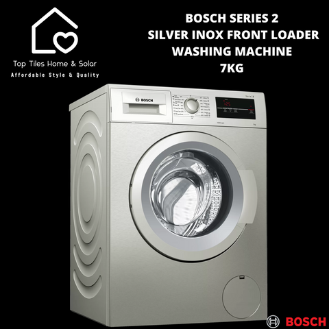 Bosch Series 2 - Silver Inox Front Loader Washing Machine - 7kg